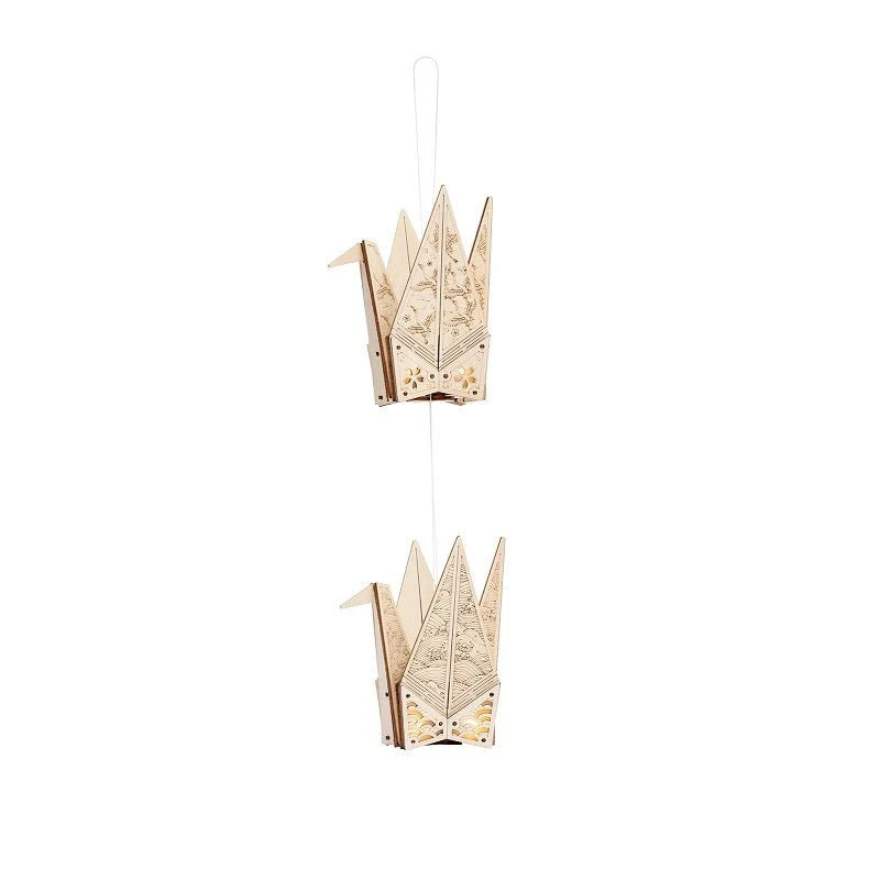 puzzle 3d madera rokr origami crane dz112 papeleria japonesa españa grullas japonesas