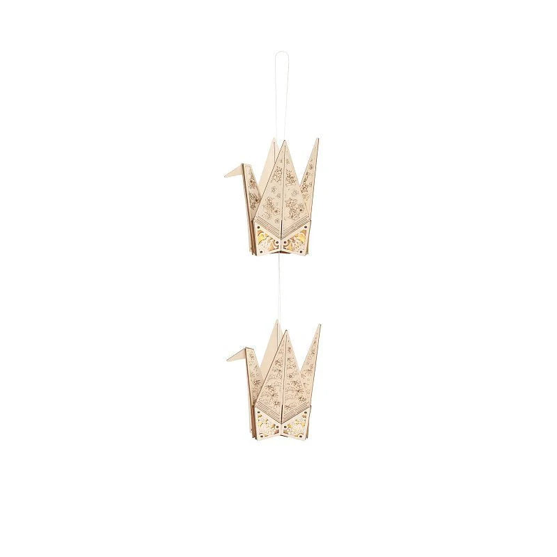puzzle 3d madera rokr origami crane dz134 papeleria japonesa españa dos modelos disponibles