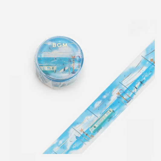 washi tape japonesa de la marca bgm inspirada en la ciudad de kamakura en japón 